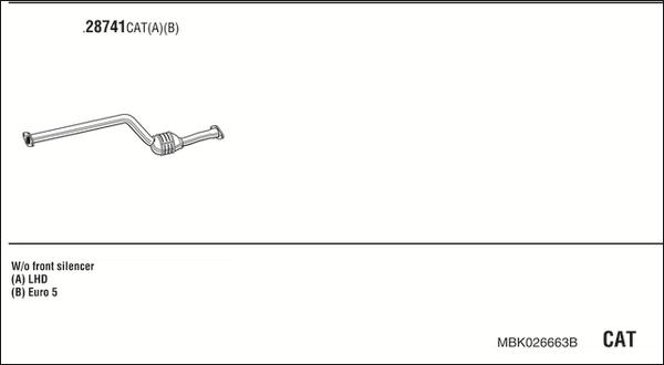 Fonos MBK026663B - Ispušni sistem www.molydon.hr
