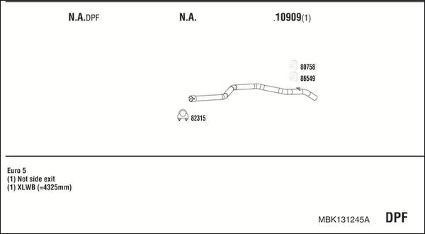 Fonos MBK131245A - Ispušni sistem www.molydon.hr