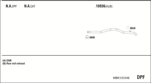 Fonos MBK131246 - Ispušni sistem www.molydon.hr
