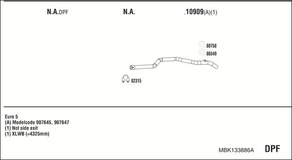 Fonos MBK133886A - Ispušni sistem www.molydon.hr