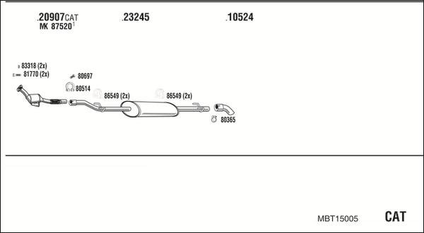 Fonos MBT15005 - Ispušni sistem www.molydon.hr