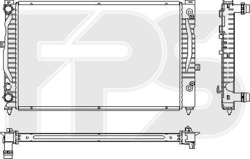 FPS FP 74 A424-X - Hladnjak, hladjenje motora www.molydon.hr