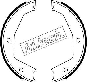 Fri.Tech. 1048.002 - Komplet kočionih obloga, rucna kočnica www.molydon.hr