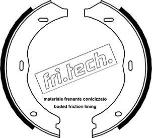 Fri.Tech. 1052.135 - Komplet kočionih obloga, rucna kočnica www.molydon.hr