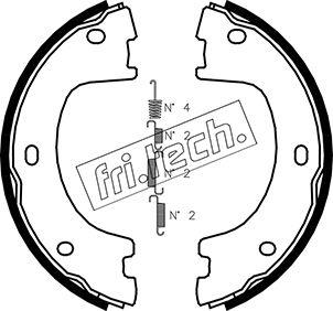 Fri.Tech. 1052.136K - Komplet kočionih obloga, rucna kočnica www.molydon.hr
