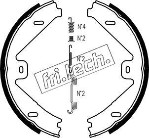 Fri.Tech. 1052.137K - Komplet kočionih obloga, rucna kočnica www.molydon.hr