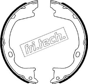 Fri.Tech. 1088.243 - Komplet kočionih obloga, rucna kočnica www.molydon.hr