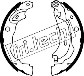Fri.Tech. 1253.753 - Komplet kočnica, bubanj kočnice www.molydon.hr