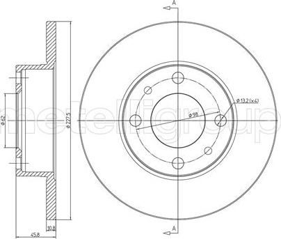 Fri.Tech. BD0021 - Kočioni disk www.molydon.hr