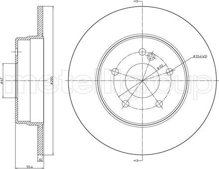 Fri.Tech. BD0152 - Kočioni disk www.molydon.hr