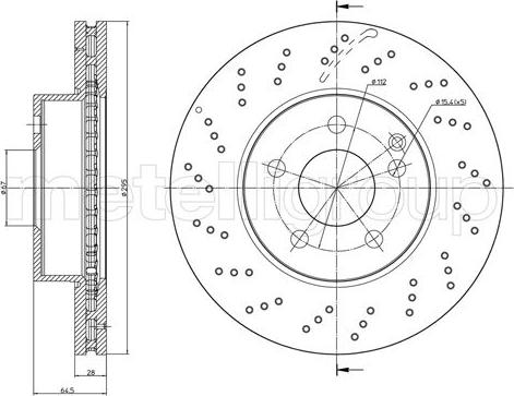 Fri.Tech. BD1243 - Kočioni disk www.molydon.hr