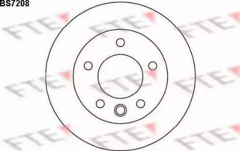 FTE BS7208 - Kočioni disk www.molydon.hr