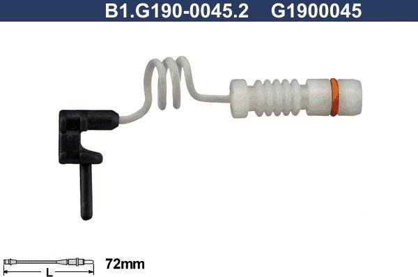 Galfer B1.G190-0045.2 - Signalni kontakt, trosenje kočione plocice www.molydon.hr