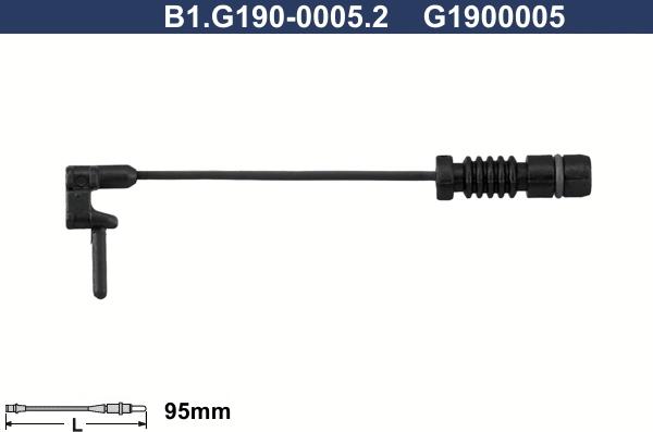 Galfer B1.G190-0005.2 - Signalni kontakt, trosenje kočione plocice www.molydon.hr