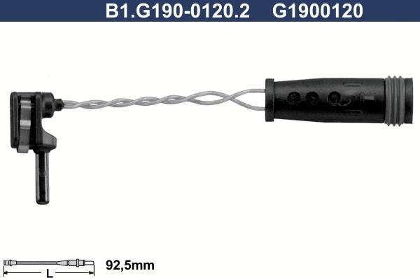 Galfer B1.G190-0120.2 - Signalni kontakt, trosenje kočione plocice www.molydon.hr