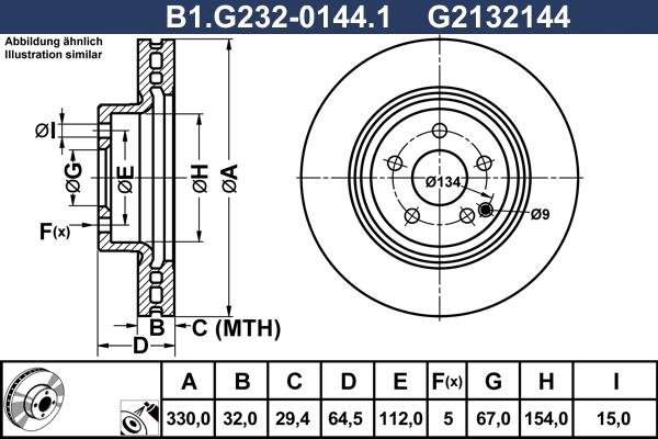 Galfer B1.G232-0144.1 - Kočioni disk www.molydon.hr