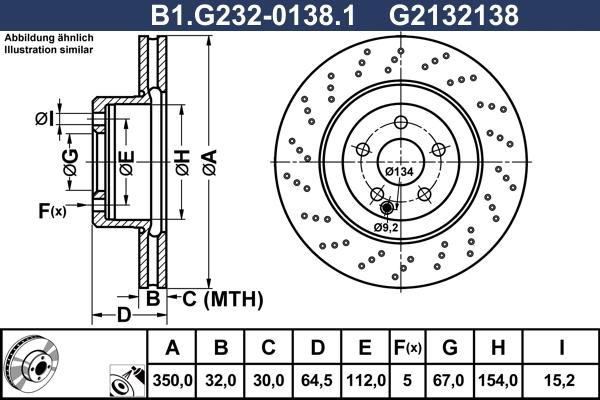 Galfer B1.G232-0138.1 - Kočioni disk www.molydon.hr