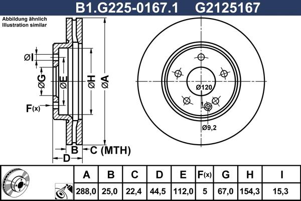 Galfer B1.G225-0167.1 - Kočioni disk www.molydon.hr
