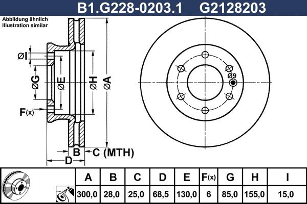 Galfer B1.G228-0203.1 - Kočioni disk www.molydon.hr