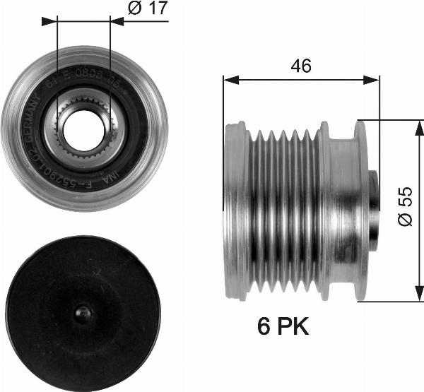 GATES OAP7092 - Remenica, alternator www.molydon.hr