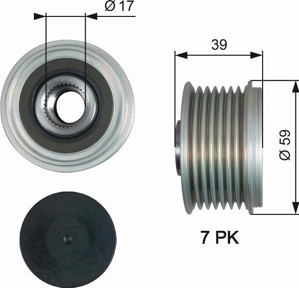 GATES OAP7189 - Remenica, alternator www.molydon.hr