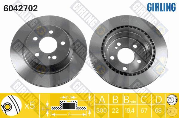 Girling 6042702 - Kočioni disk www.molydon.hr