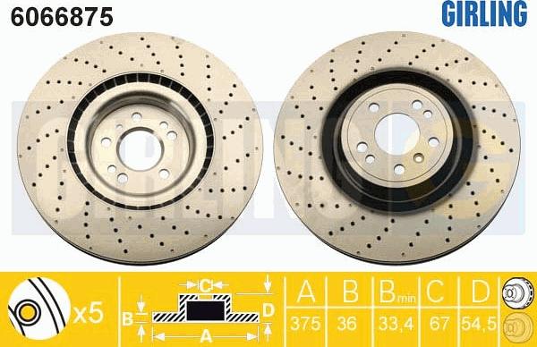 Girling 6066875 - Kočioni disk www.molydon.hr