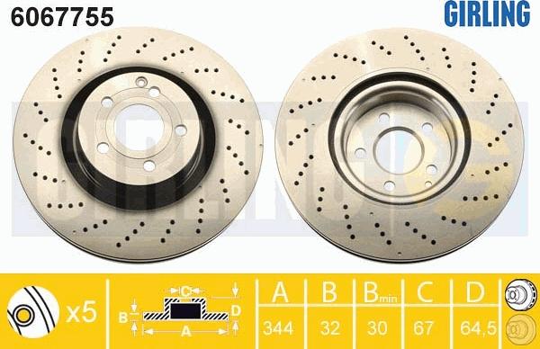 Girling 6067755 - Kočioni disk www.molydon.hr