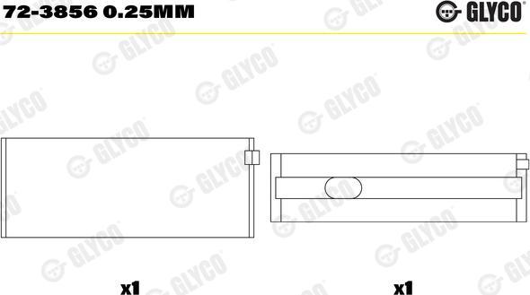 Glyco 72-3856 0.25 - Ležaj radilice www.molydon.hr
