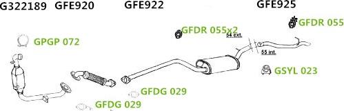 GT Exhausts G362121 - Ispušni sistem www.molydon.hr