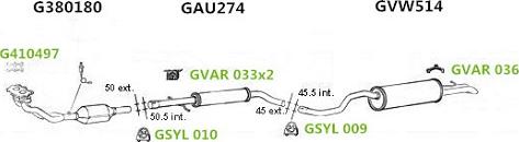 GT Exhausts G780096 - Ispušni sistem www.molydon.hr