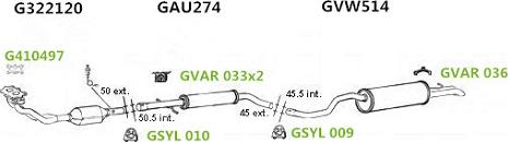 GT Exhausts G780027 - Ispušni sistem www.molydon.hr