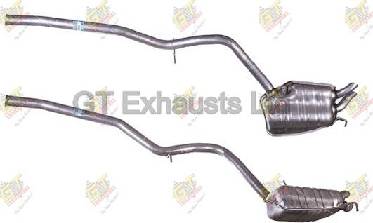 GT Exhausts GMZ460 - Zadnji Ispušni lonac www.molydon.hr