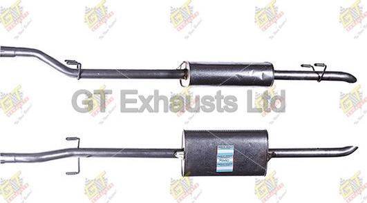 GT Exhausts GMZ430 - Srednji Ispušni lonac www.molydon.hr