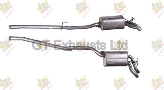 GT Exhausts GMZ425 - Zadnji Ispušni lonac www.molydon.hr