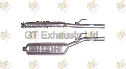 GT Exhausts GMZ341 - Srednji Ispušni lonac www.molydon.hr