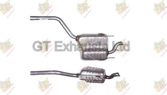 GT Exhausts GMZ342 - Zadnji Ispušni lonac www.molydon.hr