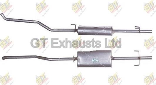 GT Exhausts GMZ353 - Prednji Ispušni lonac www.molydon.hr
