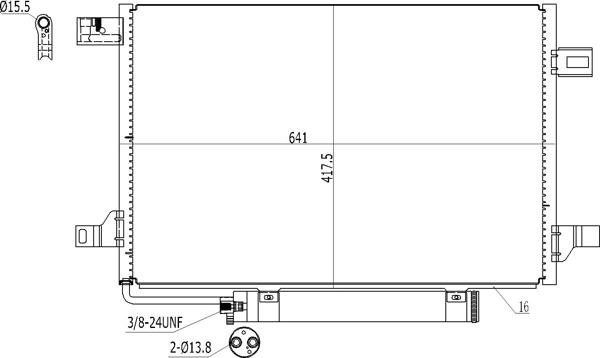 Hart 611 283 - Kondenzator, klima-Uređaj www.molydon.hr