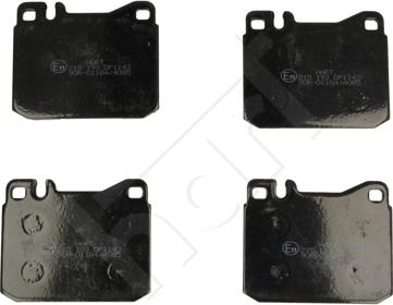 Hart 215 193 - Komplet Pločica, disk-kočnica www.molydon.hr