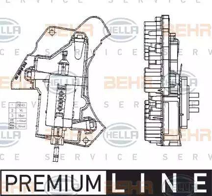 HELLA 5HL 351 321-011 - Regulator, ventilator kabine/unutrasnjeg prostora www.molydon.hr