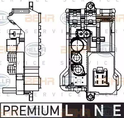 HELLA 5HL 351 321-141 - Regulator, ventilator kabine/unutrasnjeg prostora www.molydon.hr