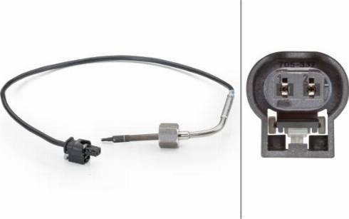 HELLA 6PT 014 494-081 - Senzor, temperatura Ispušnih plinova www.molydon.hr