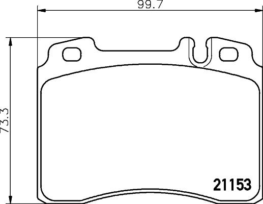 HELLA 8DB 355 007-471 - Komplet Pločica, disk-kočnica www.molydon.hr