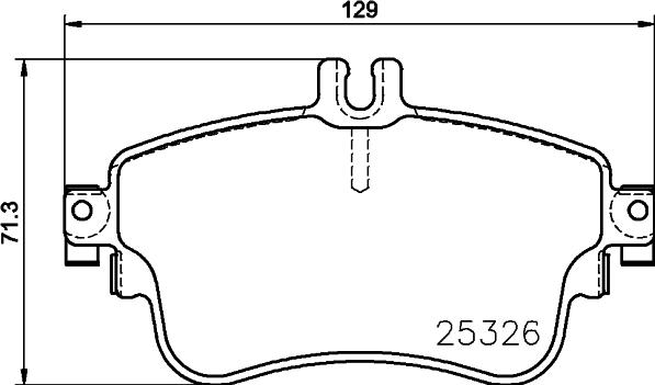 HELLA 8DB 355 019-751 - Komplet Pločica, disk-kočnica www.molydon.hr