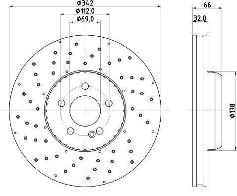 HELLA 8DD 355 134-462 - Kočioni disk www.molydon.hr
