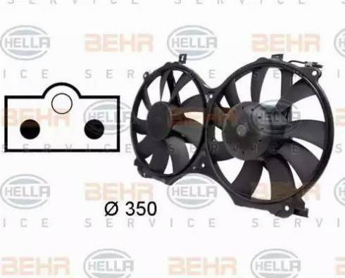 HELLA 8EW 009 158-741 - Ventilator, hladjenje motora www.molydon.hr