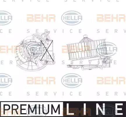 HELLA 8EW 009 157-211 - Ventilator kabine/unutrasnjeg prostora www.molydon.hr