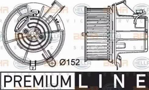 HELLA 8EW 351 040-301 - Ventilator kabine/unutrasnjeg prostora www.molydon.hr