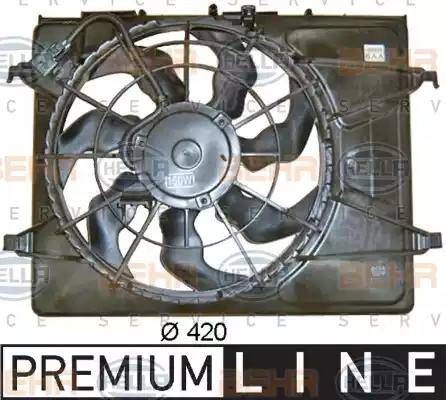 HELLA 8EW 351 043-351 - Ventilator, hladjenje motora www.molydon.hr